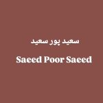 دانلود آهنگ سعید پورسعید مرد دریا